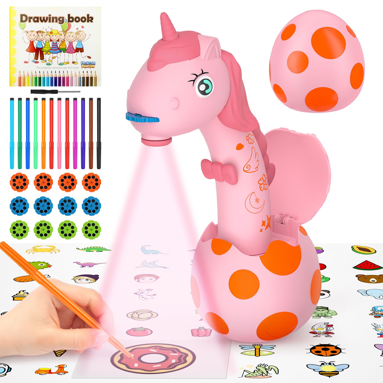 Amazon.com: KETIEE Unicorn Drawing Projector Toys for Ages 5-7